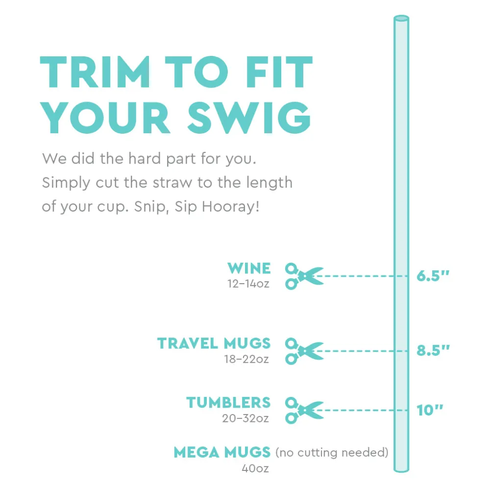 Swig Life Lids, Straws + More|Cherry Pie^Cherry Pie Straw Topper Set