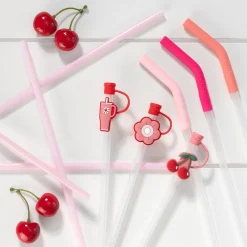 Swig Life Lids, Straws + More|Cherry Pie^Cherry Pie Straw Topper Set