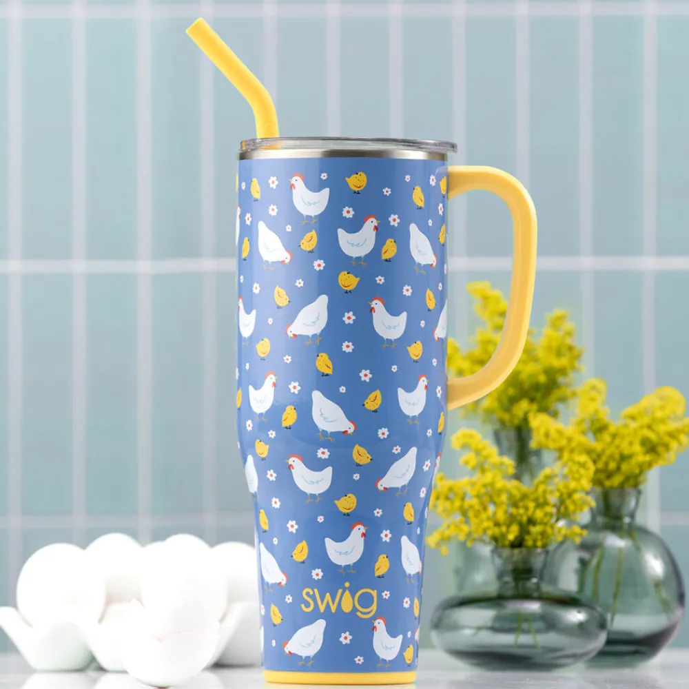 Swig Life Tumblers New Sizes!|Travel Mugs^Chicks Dig It 40oz Mega Mug with Handle -