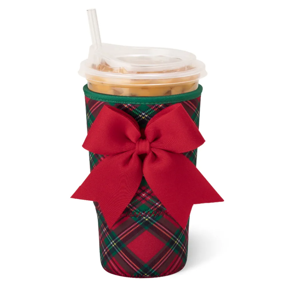 Swig Life Drink Coolies New Sizes!|Christmas Plaid^Christmas Plaid Large Iced Cup Coolie