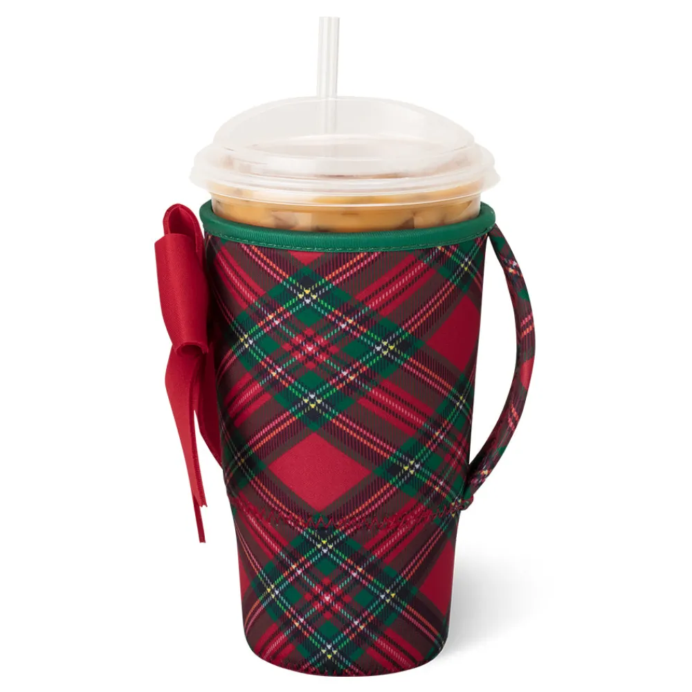 Swig Life Drink Coolies New Sizes!|Christmas Plaid^Christmas Plaid Large Iced Cup Coolie