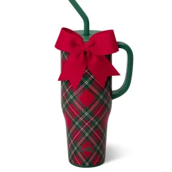 Swig Life Tumblers New Sizes!|Travel Mugs^Christmas Plaid Mega Mug 40oz