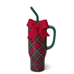Swig Life Tumblers New Sizes!|Travel Mugs^Christmas Plaid Mega Mug 30oz