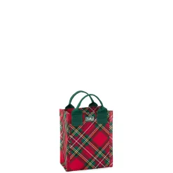 Swig Life Reusable Gift Bags|Christmas Plaid^Christmas Plaid Mini Reusable Gift Bag