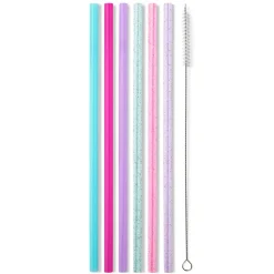Swig Life Lids, Straws + More|Cloud Nine^Cloud Nine Glitter Reusable Straw Set -