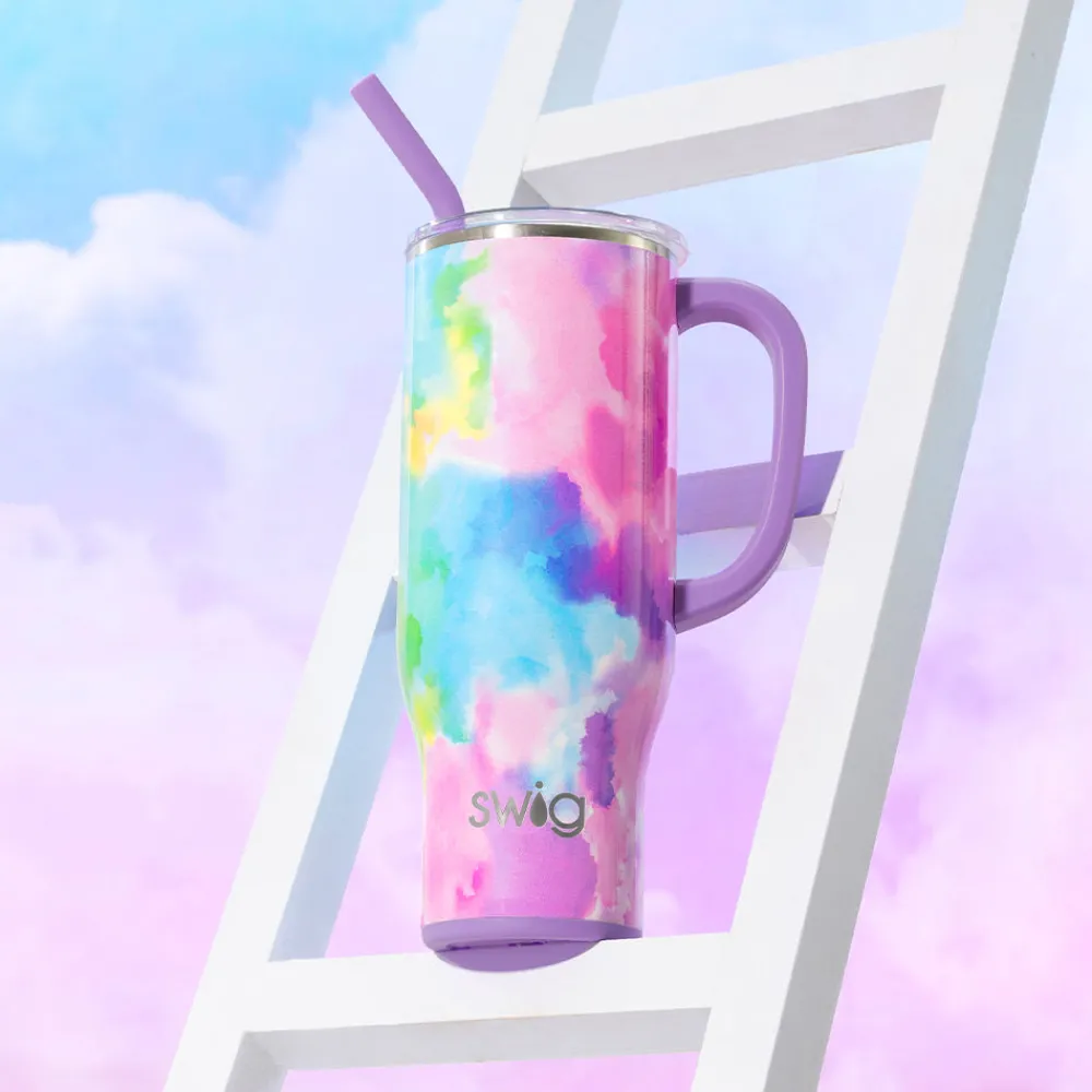 Swig Life Tumblers New Sizes!|Travel Mugs^Cloud Nine 30oz Mega Mug with Handle -