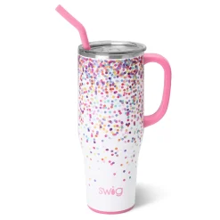 Swig Life Tumblers New Sizes!|Travel Mugs^Confetti Mega Mug 40oz