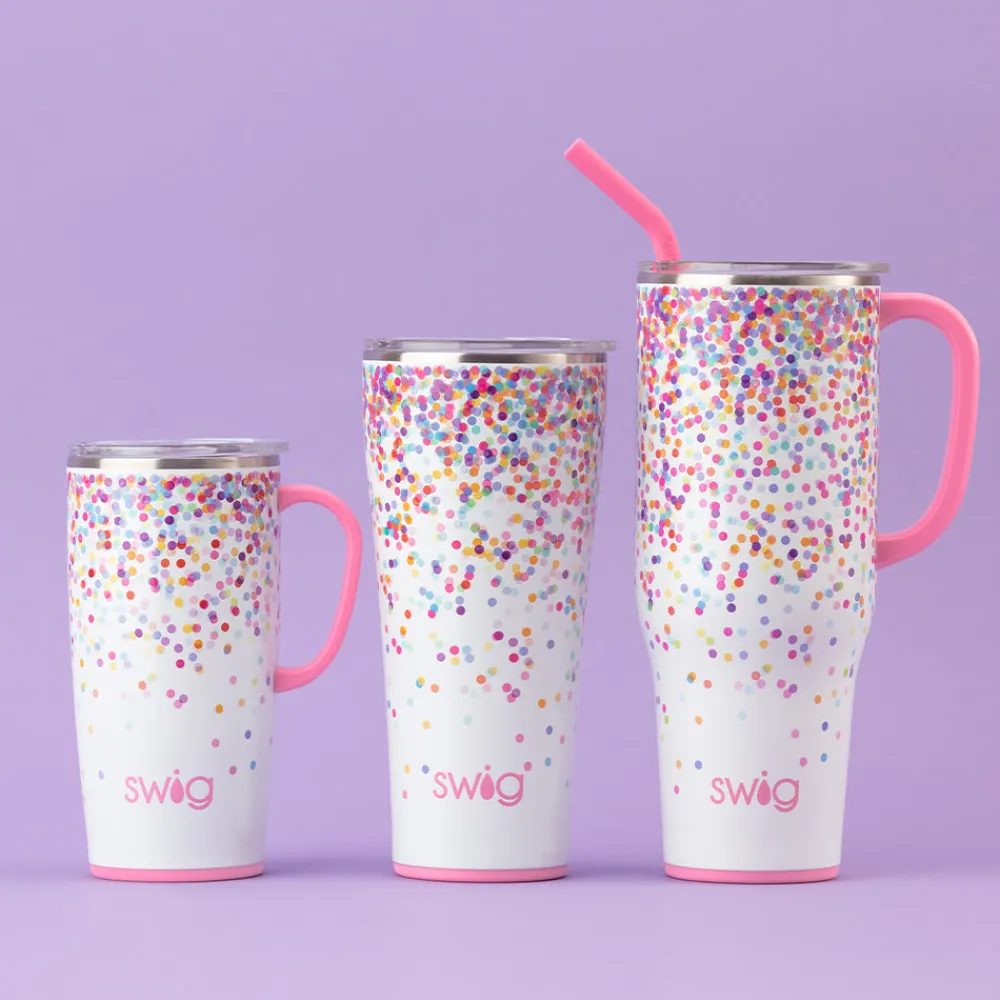 Swig Life Travel Mugs|Confetti^Confetti 22oz Insulated Travel Mug w/Handle -