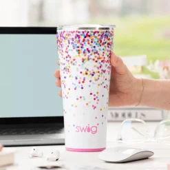 Swig Life Tumblers New Sizes!|Confetti^Confetti Tumbler (32oz) - Cup Holder Friendly -