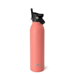 Swig Life Water Bottles|Solids^Coral Flip + Sip Bottle 20oz