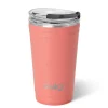 Swig Life Tumblers New Sizes!|Solids^Coral 24oz Insulated Party Cup -