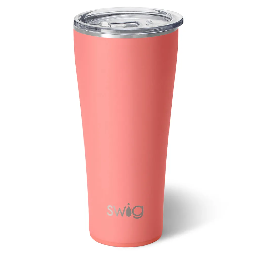 Swig Life Tumblers New Sizes!|Solids^Coral Tumbler 32oz