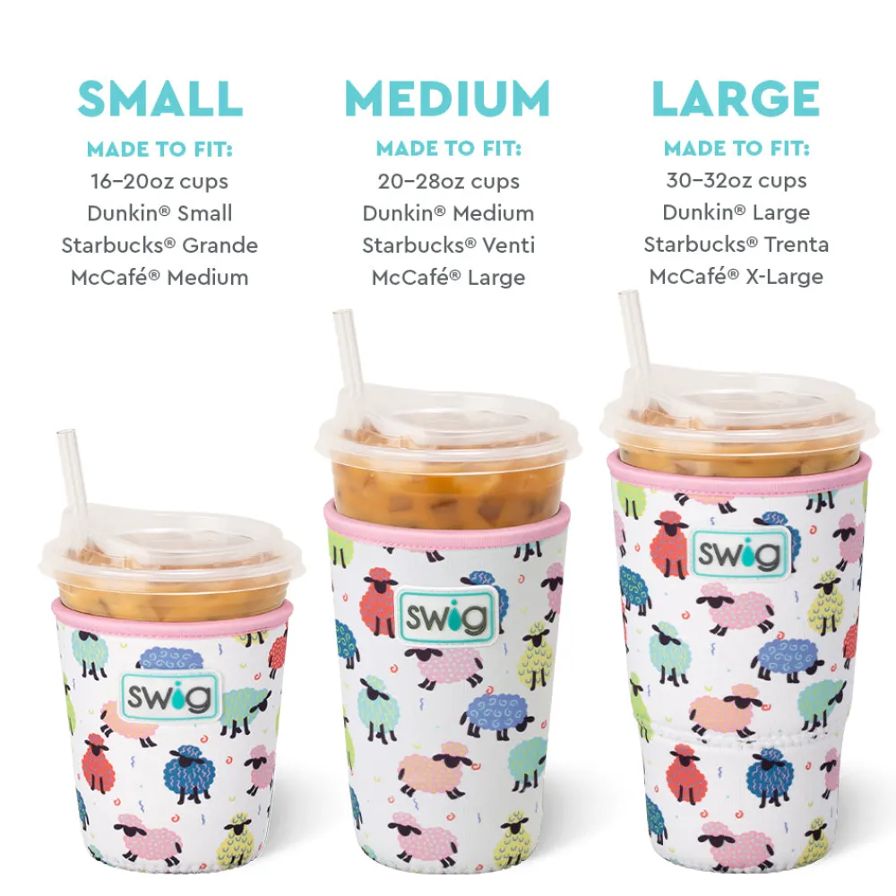 Swig Life Drink Coolies New Sizes!|Counting Sheep^Counting Sheep Large Iced Cup Coolie