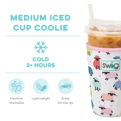 Swig Life Drink Coolies New Sizes!|Counting Sheep^Counting Sheep Medium Iced Cup Coolie