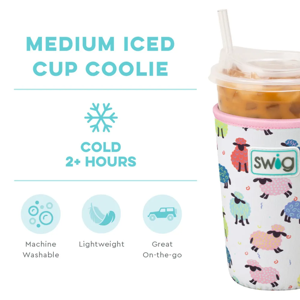 Swig Life Drink Coolies New Sizes!|Counting Sheep^Counting Sheep Medium Iced Cup Coolie