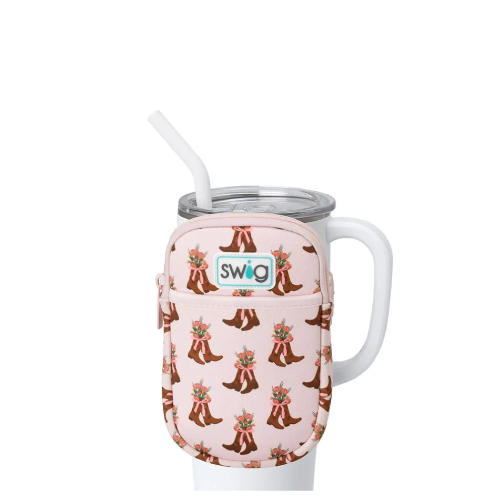 Swig Life Travel Mugs|Drinking Buddies^Cowgirl Coquette Mega Mug Pouch
