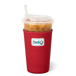 Swig Life Drink Coolies New Sizes!|Gameday^Crimson Medium Iced Cup Coolie