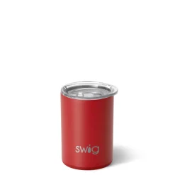 Swig Life Tumblers New Sizes!|Solids^Crimson Short Tumbler 12oz