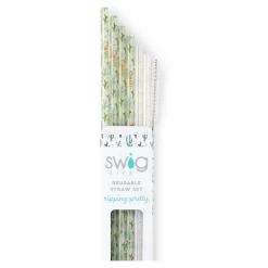 Swig Life Lids, Straws + More|Desert Child^Desert Child + Gold Glitter Set -