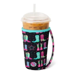 Swig Life Drink Coolies New Sizes!|Disco Cowgirl^Disco Cowgirl Iced Cup Coolie -