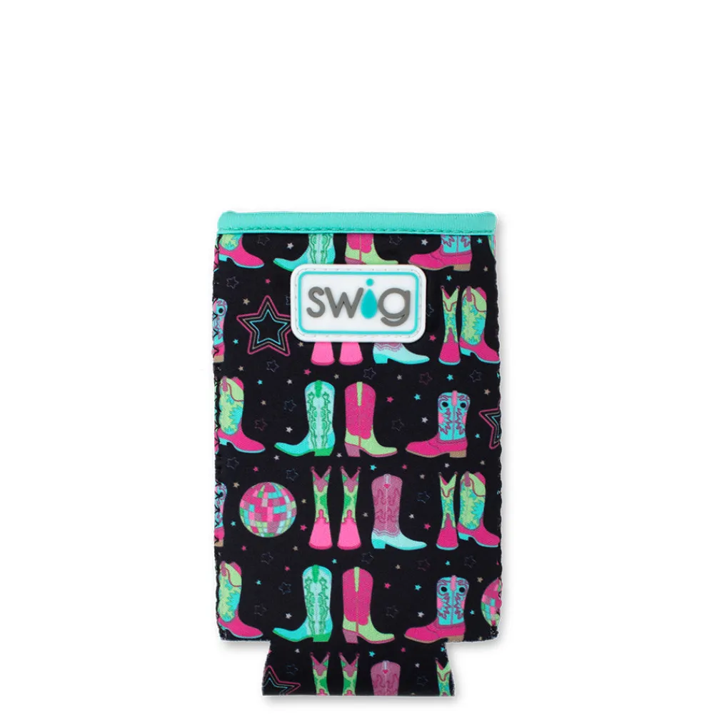 Swig Life Drink Coolies New Sizes!|Disco Cowgirl^Disco Cowgirl 12oz Slim Can Coolie -