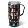 Swig Life Travel Mugs|Disco Cowgirl^Disco Cowgirl 22oz Travel Mug with handle -