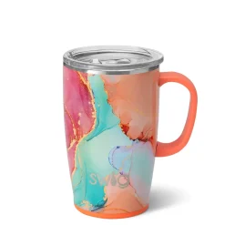 Swig Life Travel Mugs|Dreamsicle^Dreamsicle 18oz Travel Mug w/Handle -