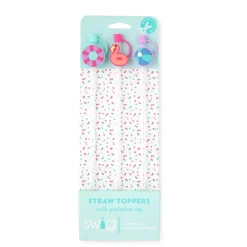 Swig Life Lids, Straws + More|Errbody In The Pool^Errbody In The Pool Straw Topper Set