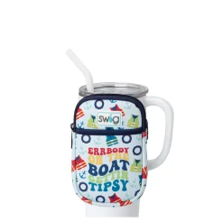 Swig Life Travel Mugs|Drinking Buddies^Errbody On The Boat Mega Mug Pouch