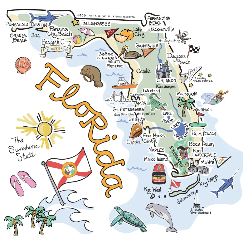 Swig Life Tumblers New Sizes!^Florida Party Cup 24oz