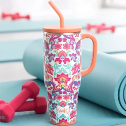 Swig Life Tumblers New Sizes!|Travel Mugs^Flourish Mega Mug 40oz