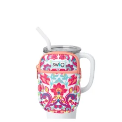 Swig Life Travel Mugs|Drinking Buddies^Flourish Mega Mug Pouch