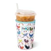 Swig Life Drink Coolies New Sizes!|Funky Chicken^Funky Chicken Medium Iced Cup Coolie