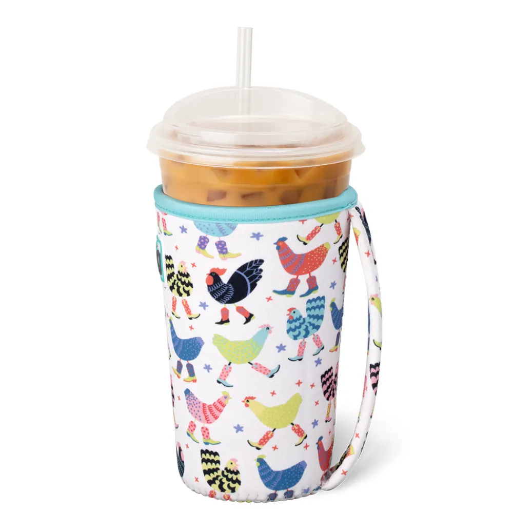 Swig Life Drink Coolies New Sizes!|Funky Chicken^Funky Chicken Medium Iced Cup Coolie