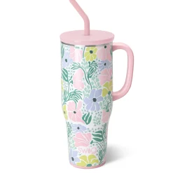 Swig Life Tumblers New Sizes!|Travel Mugs^Garden Party Mega Mug 40oz