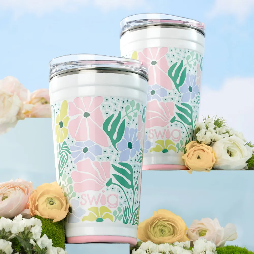 Swig Life Tumblers New Sizes!|Garden Party^Garden Party Party Cup 24oz