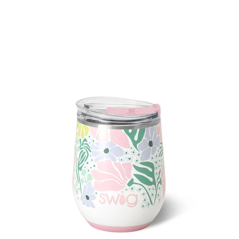 Swig Life Wine + Cocktails|Garden Party^Garden Party Stemless Wine 12oz