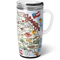 Swig Life Travel Mugs^Georgia Travel Mug 22oz