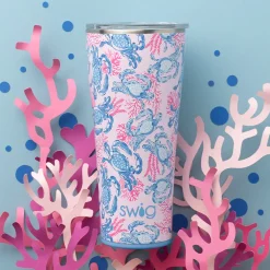 Swig Life Tumblers New Sizes!|Get Crackin'^Get Crackin' 32oz Blue Crab Tumbler -
