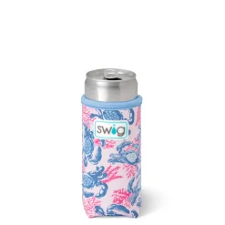 Swig Life Drink Coolies New Sizes!|Get Crackin'^Get Crackin' 12oz Neoprene Slim Can Coolie -