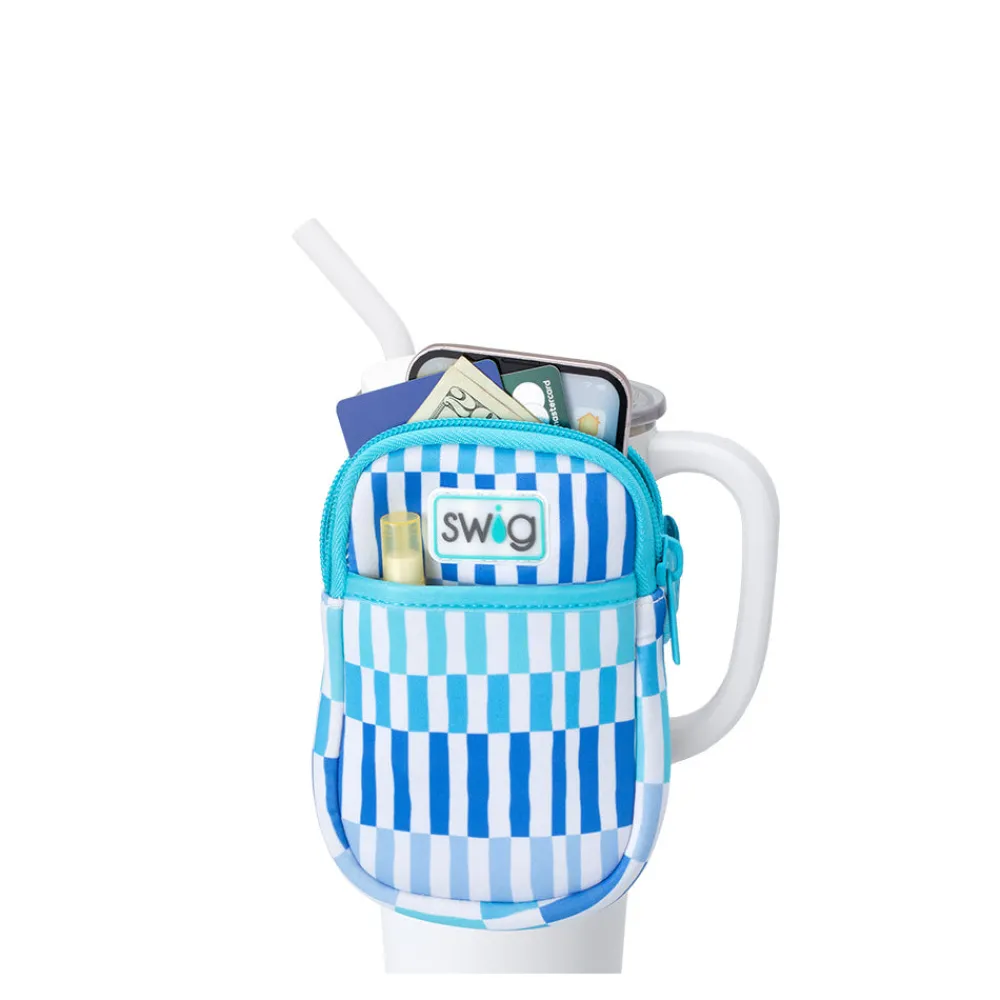 Swig Life Travel Mugs|Drinking Buddies^Glacier Stripe Mega Mug Pouch