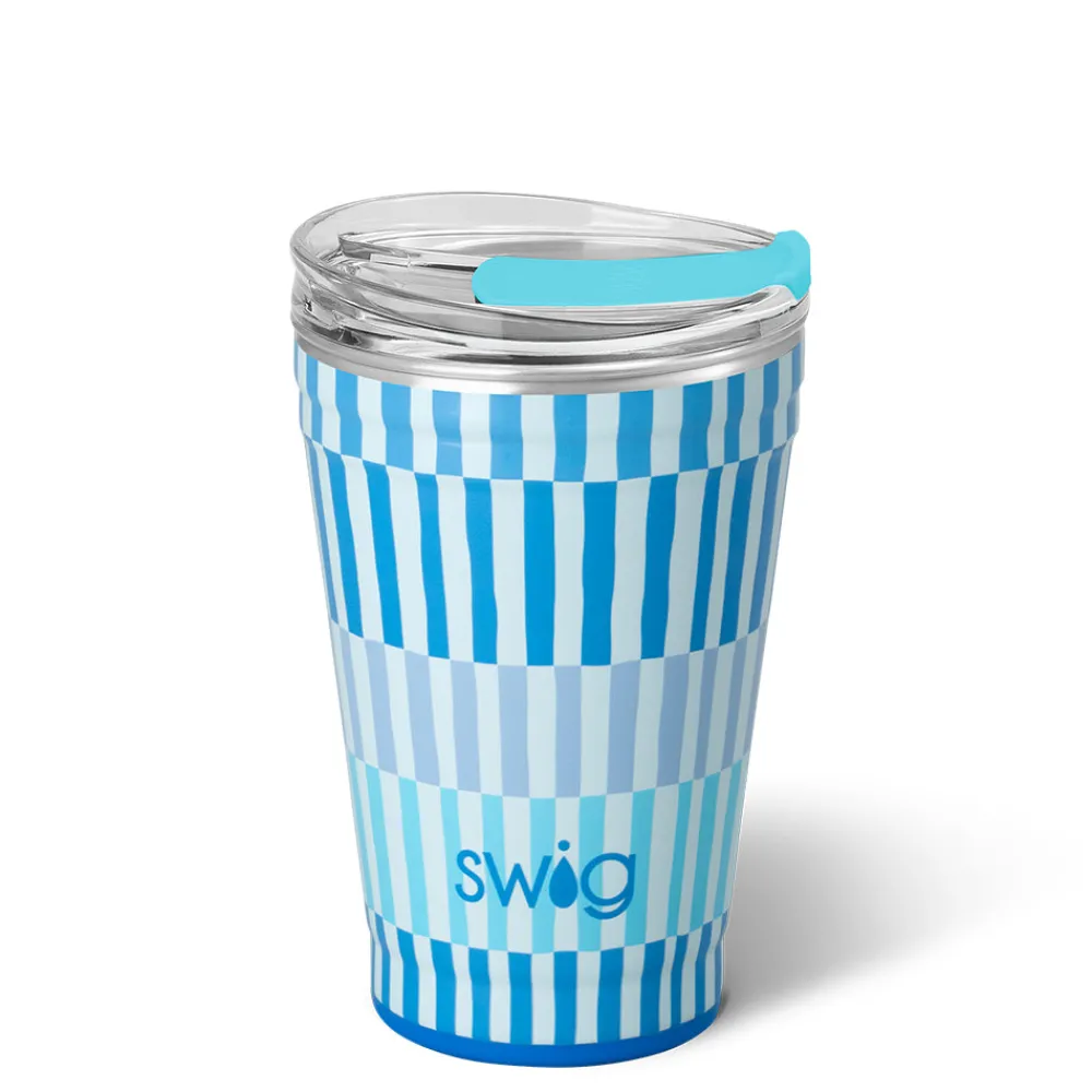 Swig Life Tumblers New Sizes!|Glacier Stripe^Glacier Stripe Party Cup 18oz
