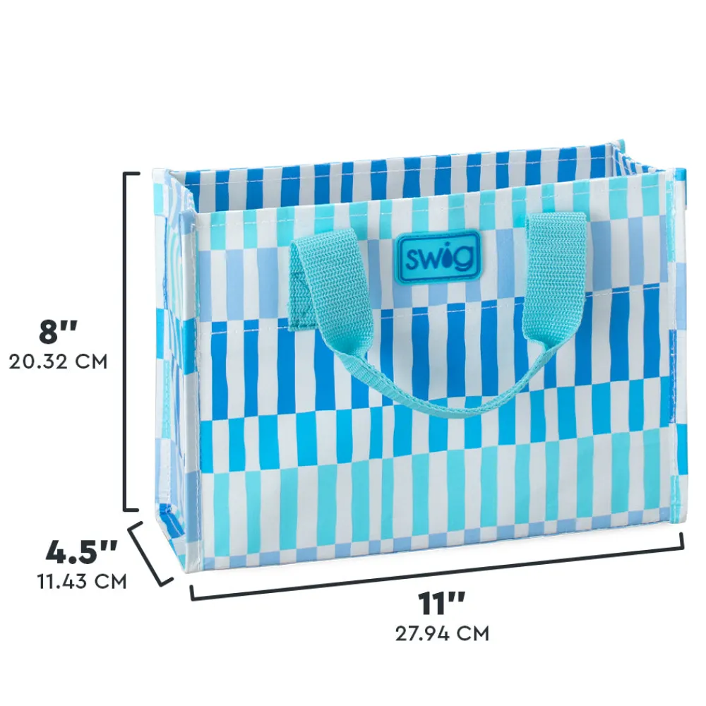 Swig Life Reusable Gift Bags|Glacier Stripe^Glacier Stripe Small Reusable Gift Bag