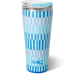 Swig Life Tumblers New Sizes!|Glacier Stripe^Glacier Stripe Tumbler 32oz