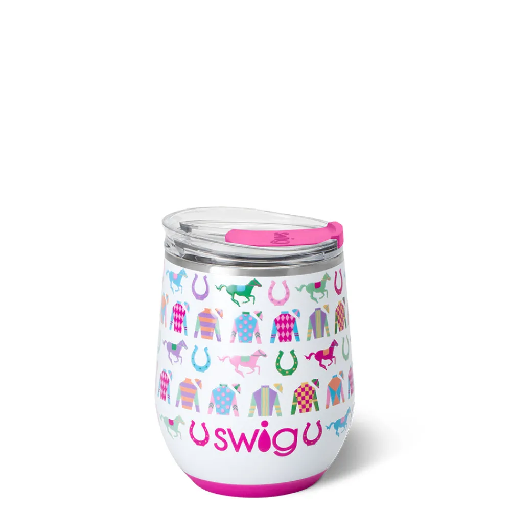 Swig Life Wine + Cocktails|Go Baby Go^Go Baby Go Stemless Wine 12oz