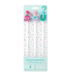 Swig Life Lids, Straws + More|Go Baby Go^Go Baby Go Straw Topper Set