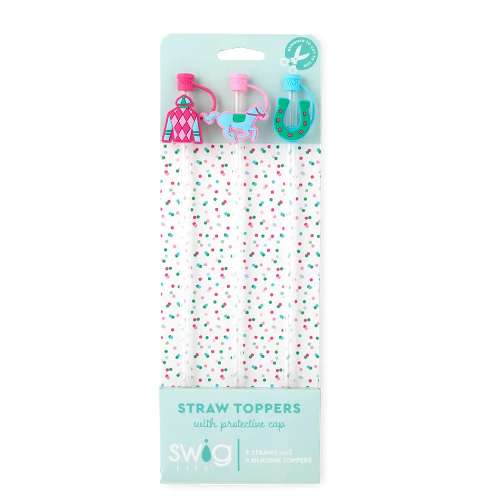 Swig Life Lids, Straws + More|Go Baby Go^Go Baby Go Straw Topper Set