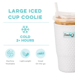 Swig Life Drink Coolies New Sizes!|Golf Ball^Golf Ball Large Iced Cup Coolie