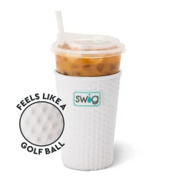 Swig Life Drink Coolies New Sizes!|Golf Ball^Golf Ball Medium Iced Cup Coolie