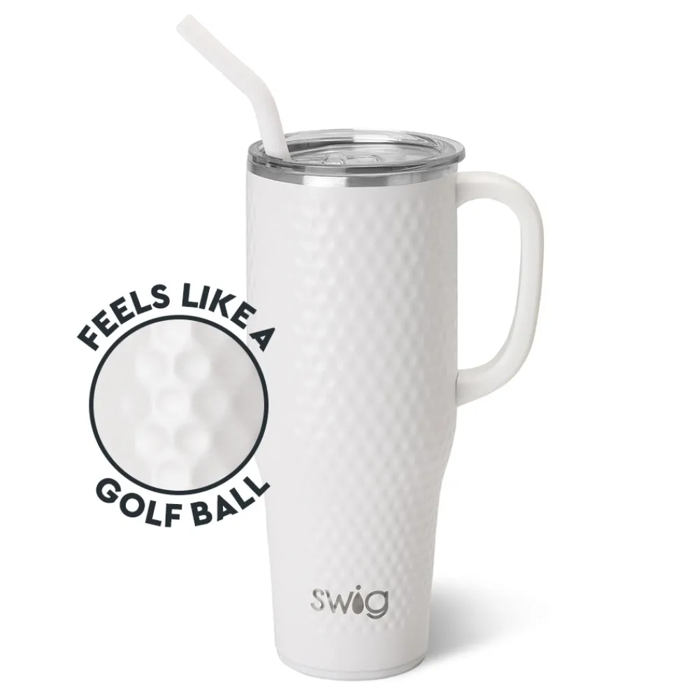 Swig Life Tumblers New Sizes!|Travel Mugs^Golf Ball Mega Mug 40oz